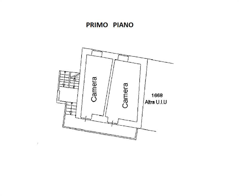 Planimetria piano primo