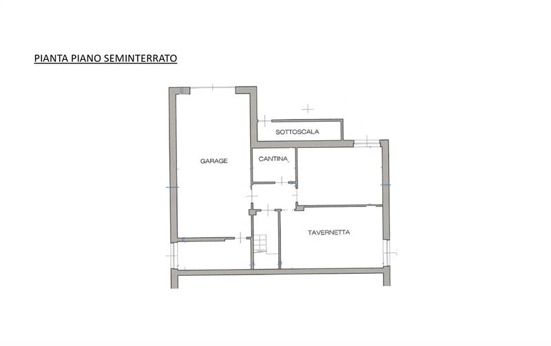 PIANTA PIANO SEMINTERRATO