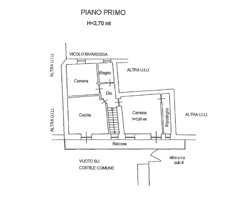 Alloggio primo piano